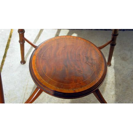 Edwardianischer antiker Mahagoni Beistelltisch can 1900