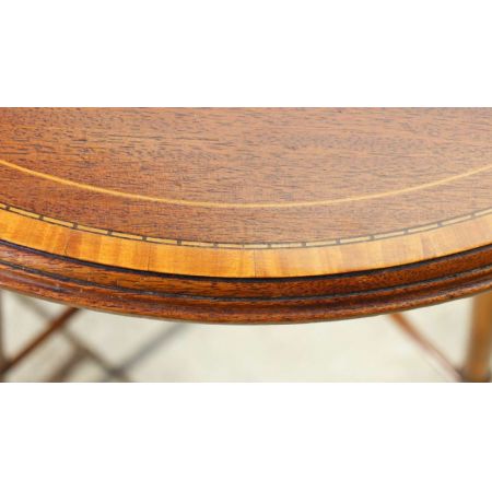 Edwardianischer antiker Mahagoni Beistelltisch can 1900