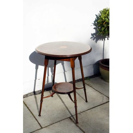 Edwardianischer antiker Mahagoni Beistelltisch can 1900
