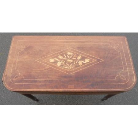 Georgianischer Mahagoni Beistelltisch Teetisch antik ca 1800