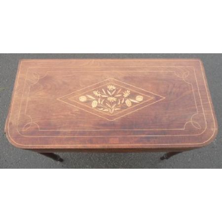 Georgianischer Mahagoni Beistelltisch Teetisch antik ca 1800