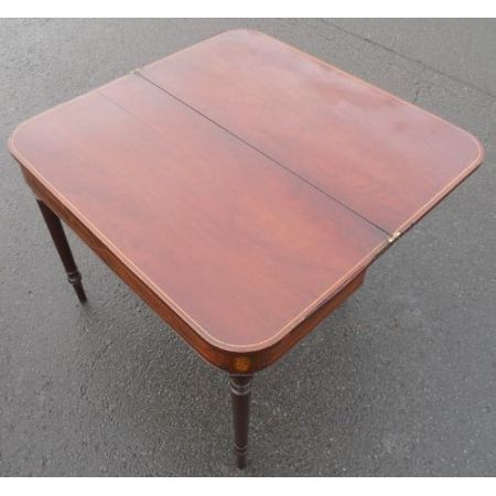 Georgianischer Mahagoni Beistelltisch Teetisch antik ca 1800