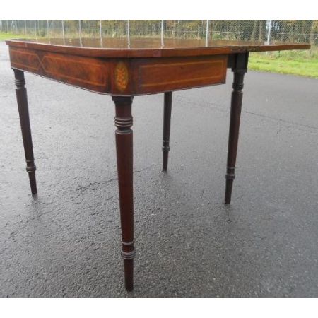 Georgianischer Mahagoni Beistelltisch Teetisch antik ca 1800