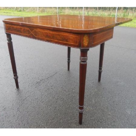 Georgianischer Mahagoni Beistelltisch Teetisch antik ca 1800