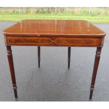 Georgianischer Mahagoni Beistelltisch Teetisch antik ca 1800