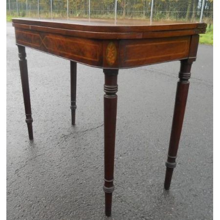 Georgianischer Mahagoni Beistelltisch Teetisch antik ca 1800