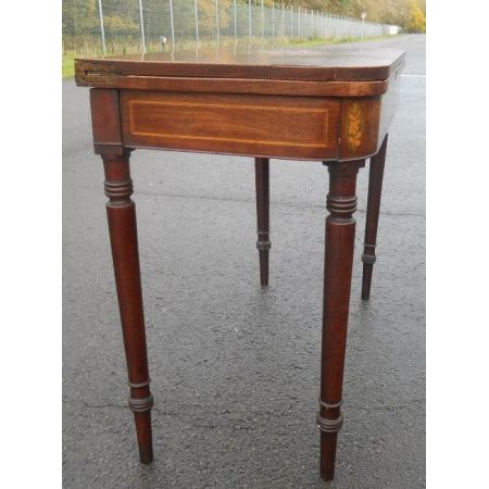 Georgianischer Mahagoni Beistelltisch Teetisch antik ca 1800