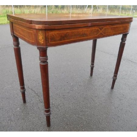 Georgianischer Mahagoni Beistelltisch Teetisch antik ca 1800