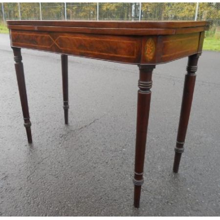 Georgianischer Mahagoni Beistelltisch Teetisch antik ca 1800