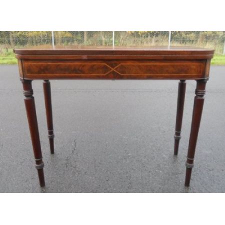 Georgianischer Mahagoni Beistelltisch Teetisch antik ca 1800