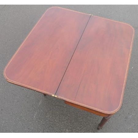 Georgianischer Mahagoni Beistelltisch Teetisch antik ca 1800