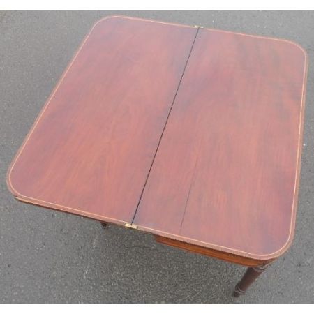 Georgianischer Mahagoni Beistelltisch Teetisch antik ca 1800