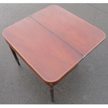 Georgianischer Mahagoni Beistelltisch Teetisch antik ca 1800