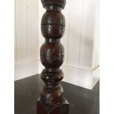 Viktorianischer Beistelltisch Eiche original antik ca 1890