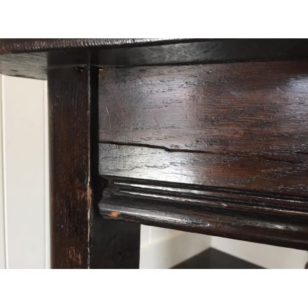 Viktorianischer Beistelltisch Eiche original antik ca 1890