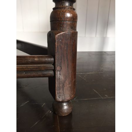 Viktorianischer Beistelltisch Eiche original antik ca 1890