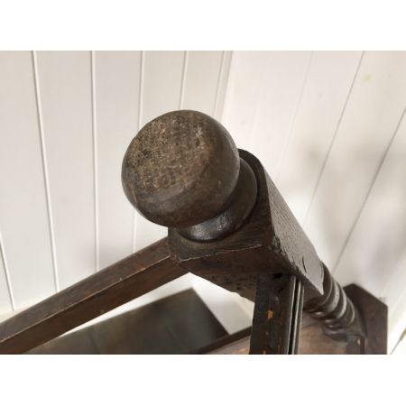 Viktorianischer Beistelltisch Eiche original antik ca 1890