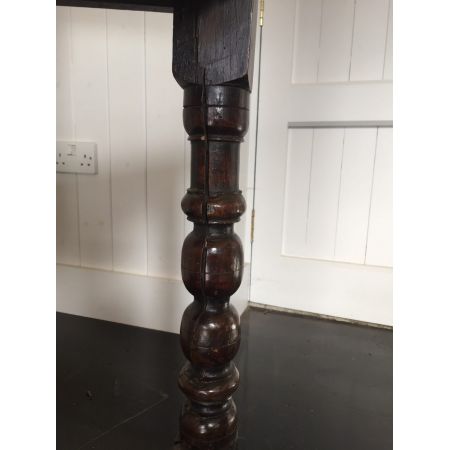 Viktorianischer Beistelltisch Eiche original antik ca 1890