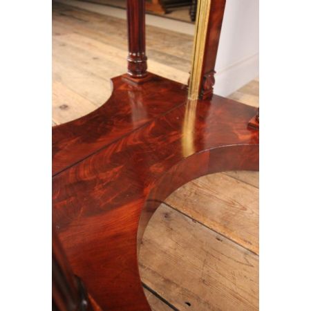 Englischer Mahagoni Beistelltisch antik ca 1830