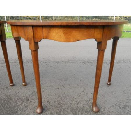 Georgianische Nussbaum Beistelltisch antik englisch ca 1900