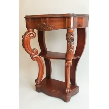 Viktorianischer Mahagoni Beistelltisch original antik ca 1850