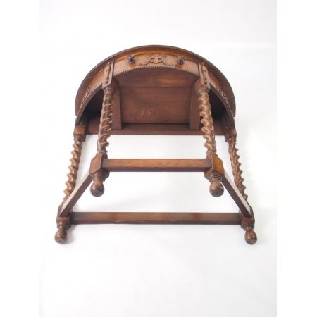 Edwardianischer Eichen Beistelltisch Konsolentisch antik ca 1890