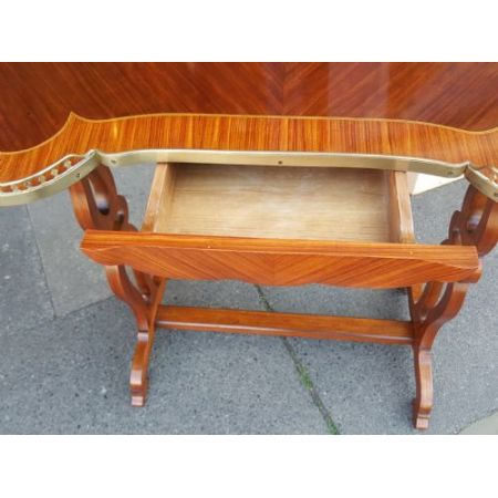 Edwardianischer Kingwood Mahagoni Beistelltisch antik ca 1890