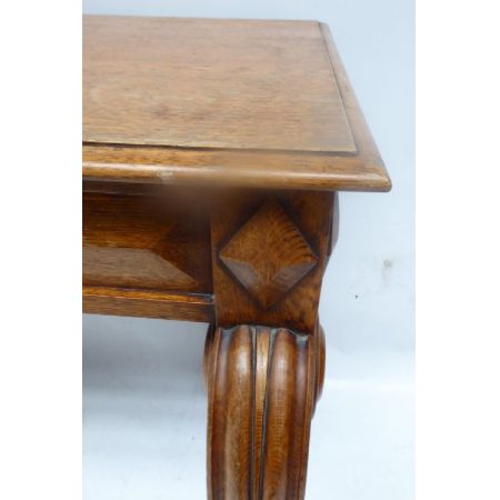 Englischer antiker Beistelltisch Eiche ca 1870