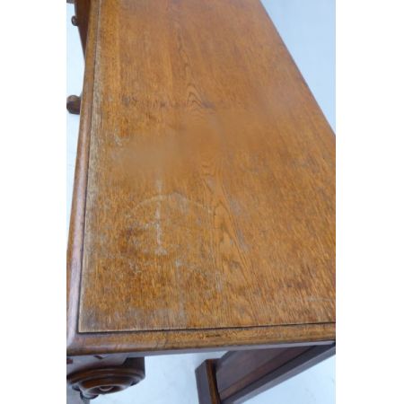 Englischer antiker Beistelltisch Eiche ca 1870