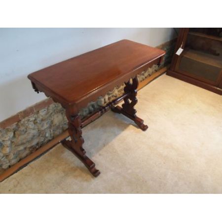 Viktorianischer antiker Beistelltisch Mahagoni englisch ca 1880