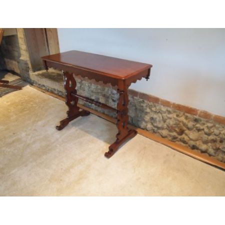 Viktorianischer antiker Beistelltisch Mahagoni englisch ca 1880