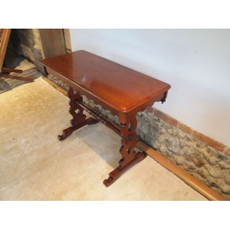 Viktorianischer antiker Beistelltisch Mahagoni englisch ca 1880