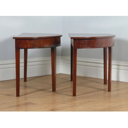 Antike georgianische Mahagoni Beistelltische englisch ca 1790