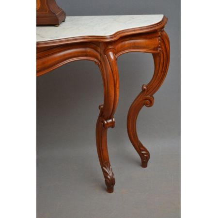 Viktorianischer Mahagoni Beistelltisch Konsolentisch antik 1860