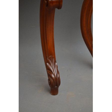 Viktorianischer Mahagoni Beistelltisch Konsolentisch antik 1860