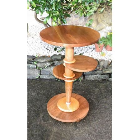 Französischer Art Deco Beistelltisch Nussbaum antik 1930