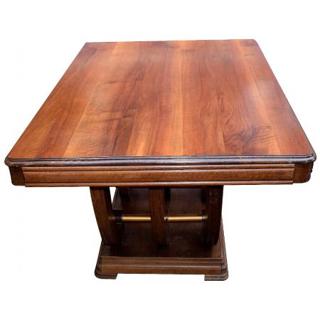 Art Deco Nussbaum Esstisch antik englisch ca 1930