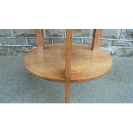 Englischer Art Deco Nussbaum Sofatisch original antik ca 1930