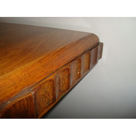 Antiker französischer Art Deco Nussbaum Esstisch ca 1920