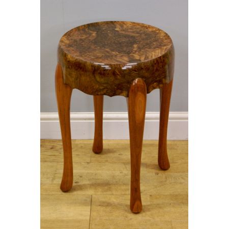 Antiker Art Deco Beistelltisch Nussbaum englisch Maurice Adams ca 1930