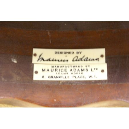 Antiker Art Deco Beistelltisch Nussbaum englisch Maurice Adams ca 1930