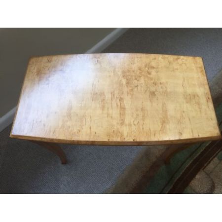 Antike britische Art Deco Beistelltische Ahorn ca 1930