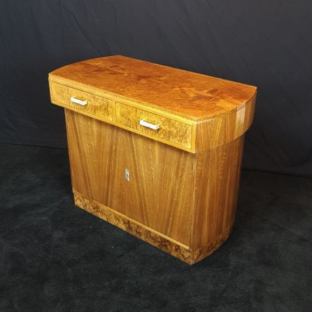Art Deco Nussbaum Sideboard Buffetschrank antik englisch ca 1930