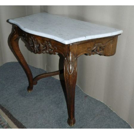 Antiker britischer Beistelltisch Eiche Konsolentisch ca 1890