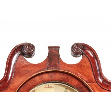 Antike Englische Mahagoni Standuhr ca. 19. Jh.