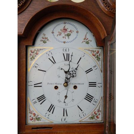 Antike Englische Eichen Standuhr ca. 1820