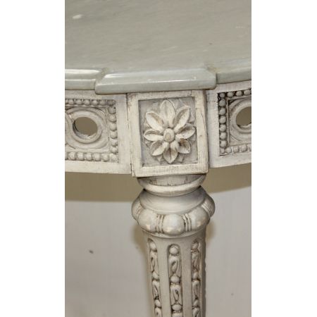 Antike französische Konsolentische Beistelltische Marmor ca 1920