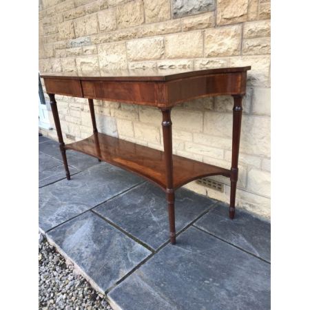 Georgianischer Mahagoni Beistelltisch Konsolentisch antik englisch ca 1920