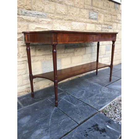 Georgianischer Mahagoni Beistelltisch Konsolentisch antik englisch ca 1920