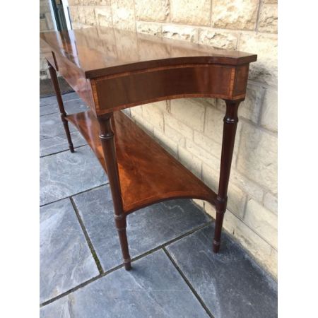 Georgianischer Mahagoni Beistelltisch Konsolentisch antik englisch ca 1920